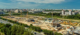 Обзор строительных площадок ГК «Стронекс» в августе